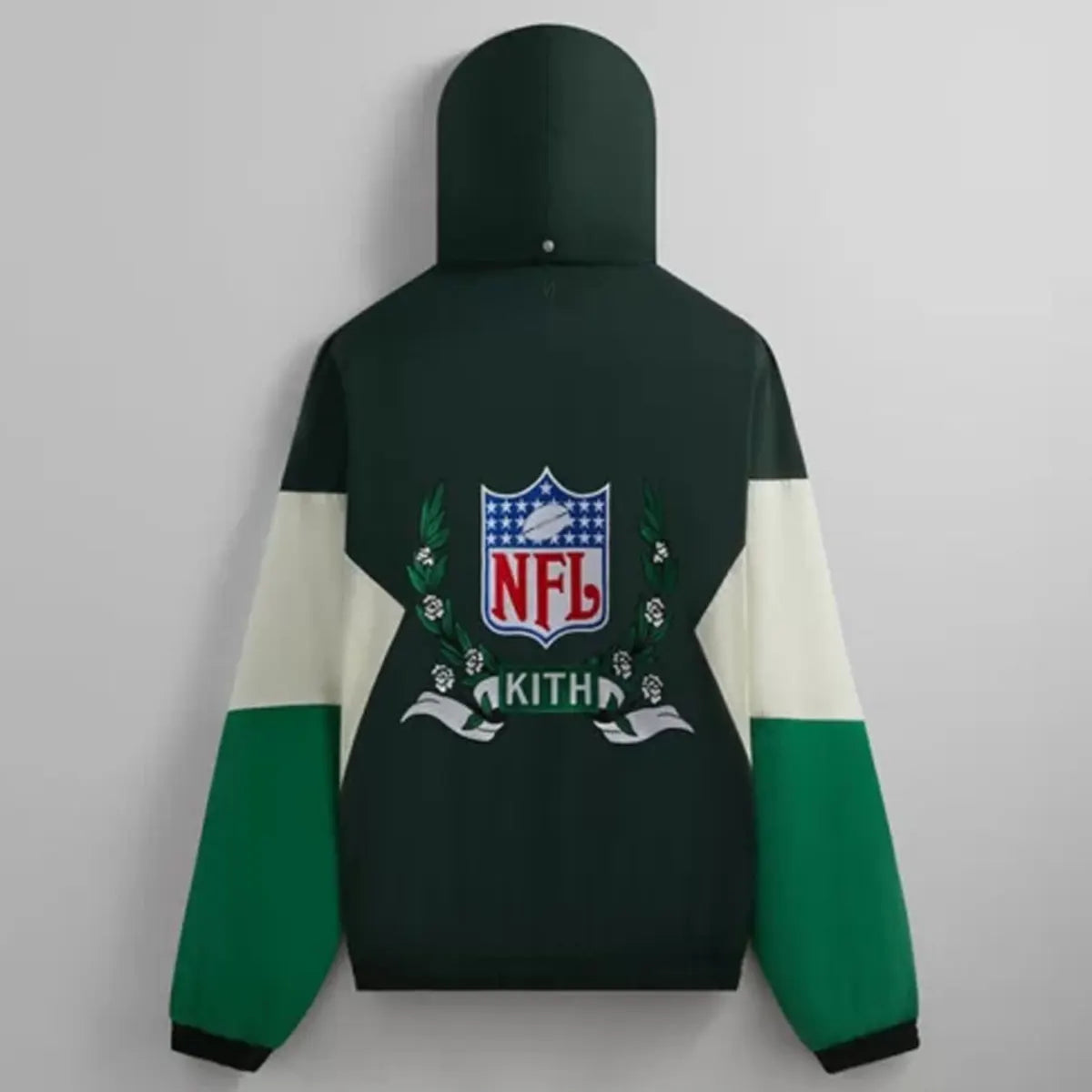 2024KithPhiladelphiaEaglesQuarter-ZipAnorakJacketWithHood