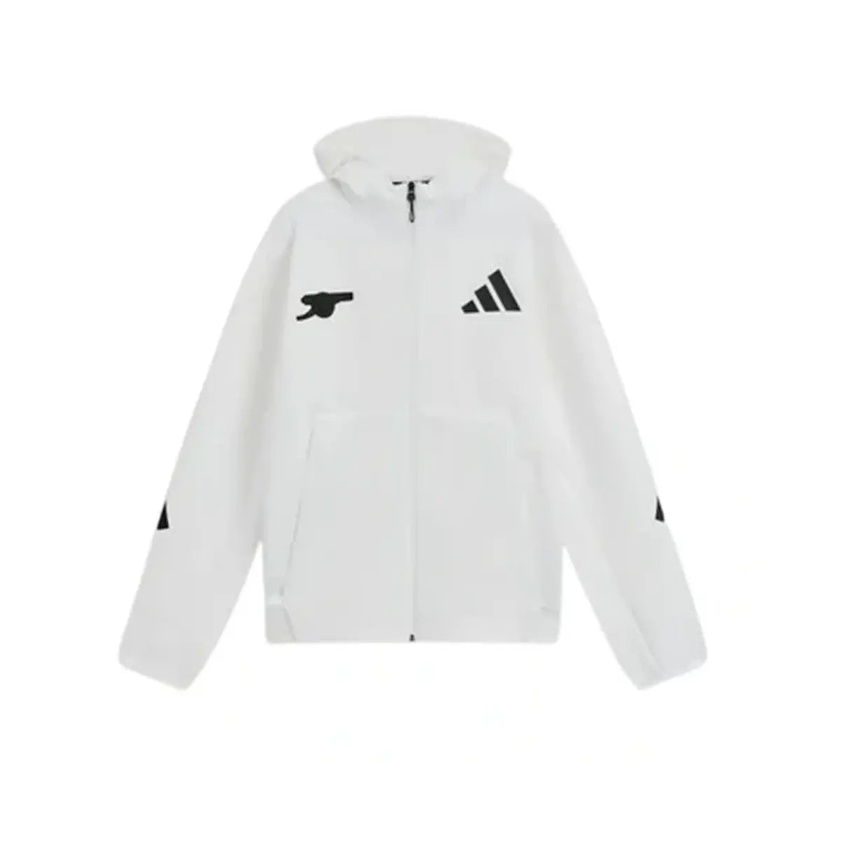 Arsenal Zne White Hoodie