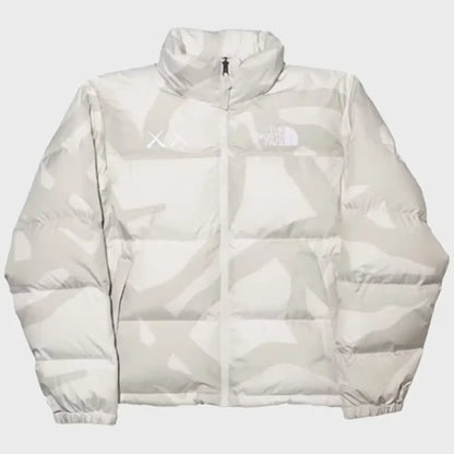 KawsXTheNorthFaceRetro1996NuptseWhiteJacket