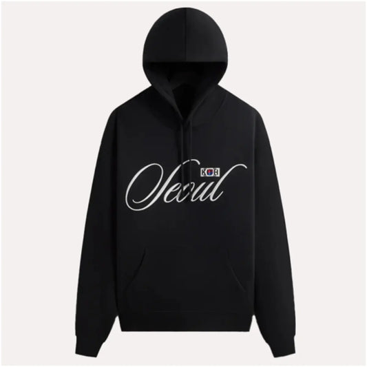 Kith Seoul Nelson Black Hoodie