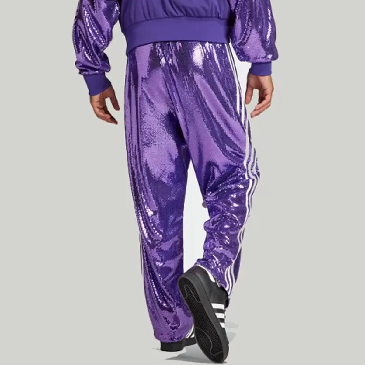 KoRnxAdidasPurpleSequinTracksuit