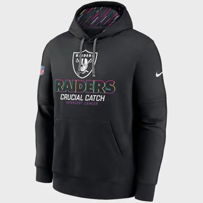 Las Vegas Raiders Crucial Catch Black Hoodie