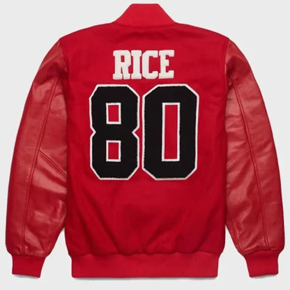 SanFranciscoJerryRiceGOATVarsityJacket