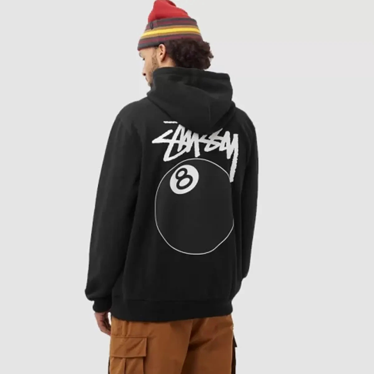 Stussy8BallBlackHoodie2024