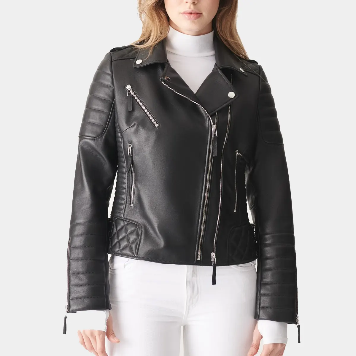 Black Leather Jackets For Womens