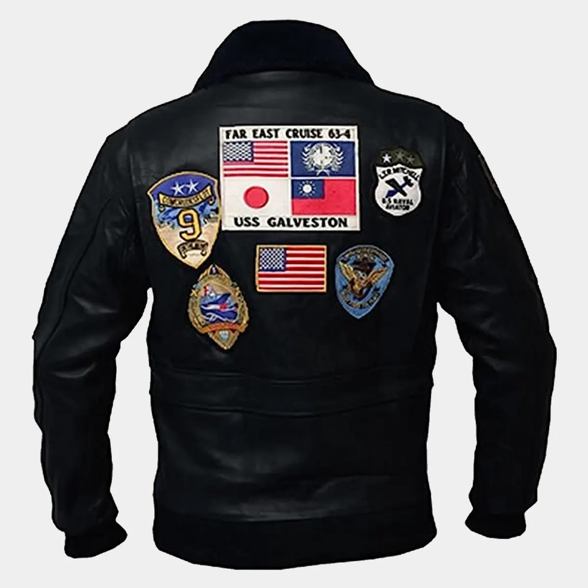 Maverick leather jacket WWII bomber jacket Flight Jackets