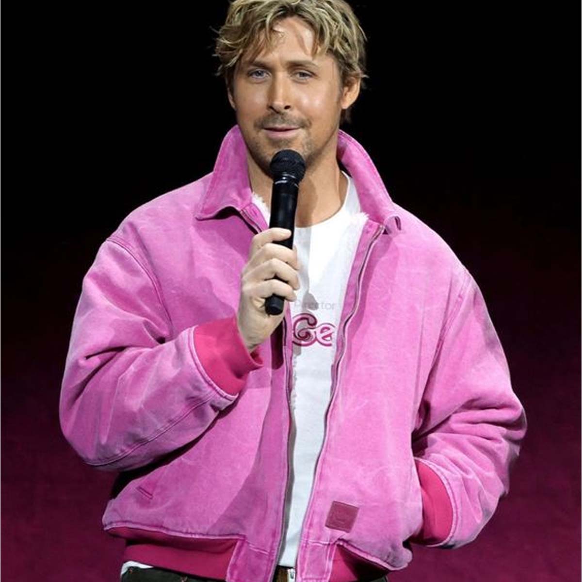 Ryan Gosling Pink Jacket