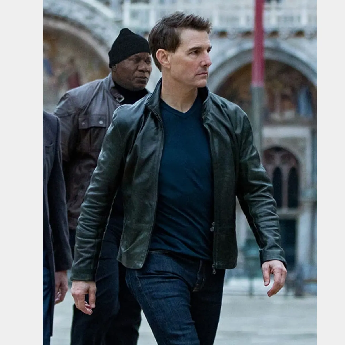 TOM CRUISE MISSION IMPOSSIBLE DEAD RECKONING LEATHER JACKET