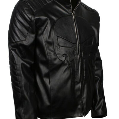 the punisher movie black biker jacket
