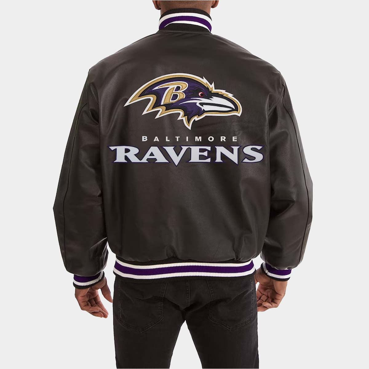 Baltimore Ravens Leather Jacket