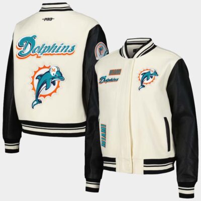 Miami Dolphins Varsity Jacket for Fans