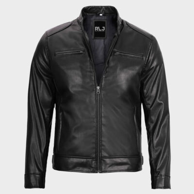 Men Vegan leather Jacket