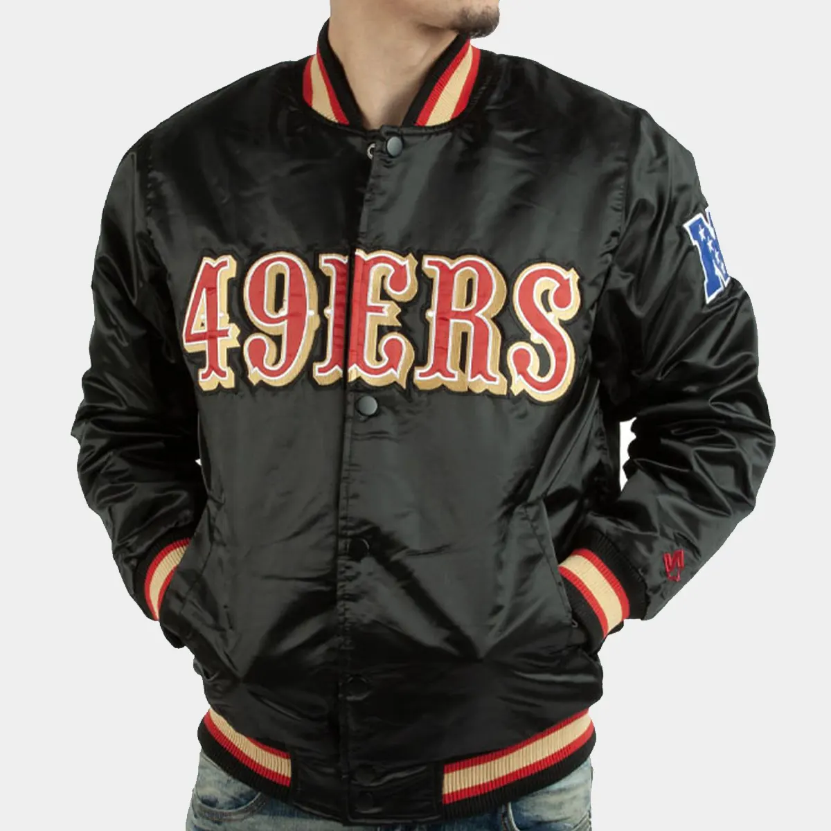 49ears San Francisco Varsity Black Jacket