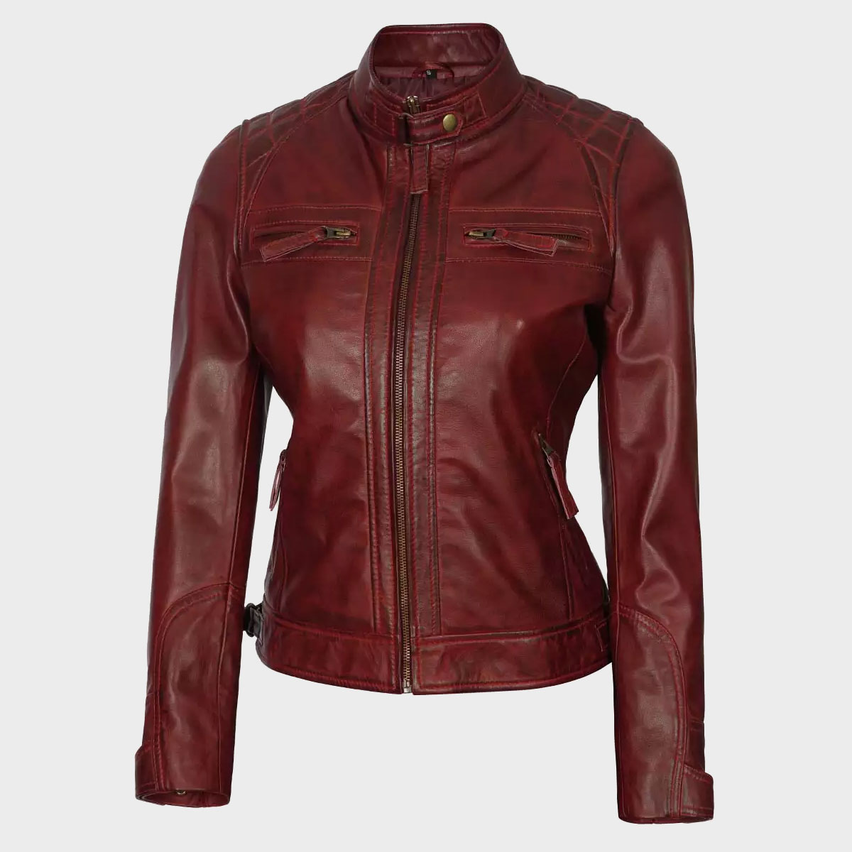 Womens-Vegan-Leather-Maroon-Quilted-Motorcycle-Jacket6566454646