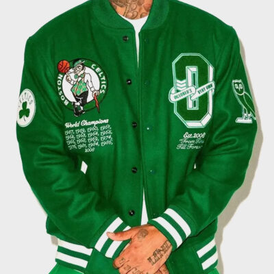 NBA Celtics Green Varsity Jacket