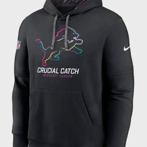 Detroit Lions 2024 Crucial Catch Club Pullover Hoodie