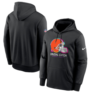Men's Cleveland Browns 2024 Crucial Catch Club Pullover Hoodie
