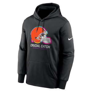Men's Cleveland Browns 2024 Crucial Catch Club Pullover Hoodie