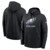 Men's Philadelphia Eagles 2024 Crucial Catch Club Pullover Hoodie