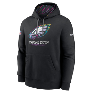 Men's Philadelphia Eagles 2024 Crucial Catch Club Pullover Hoodie