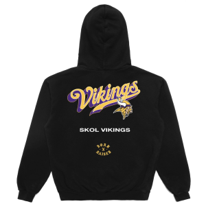 Minnesota Vikings Born x Raised Black Pro Script Hoodie