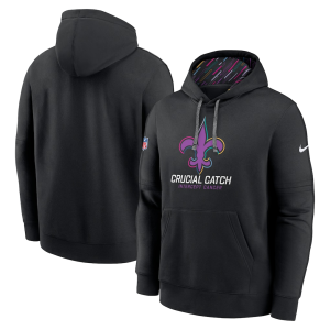 Men's New Orleans Saints 2024 Crucial Catch Club Pullover Hoodie