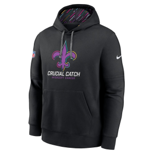Men's New Orleans Saints 2024 Crucial Catch Club Pullover Hoodie