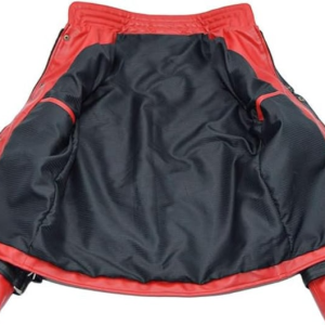Michael Jackson Thriller Red Leather Jacket