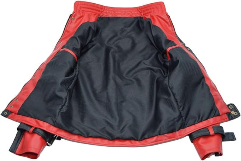 Michael Jackson Thriller Red Leather Jacket
