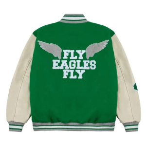 Philadelphia Eagles Go Birds Golf Wang Kelly Green Varsity Jacket