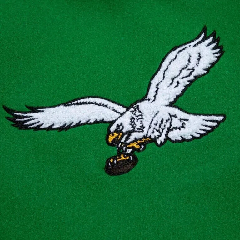 Philadelphia Eagles Go Birds Golf Wang Kelly Green Varsity Jacket