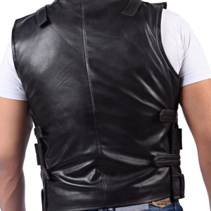 The Punisher Season 2 Jon Bernthal Black Leather Vest