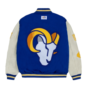 Men’s Los Angeles Rams GOLF WANG Letterman Jacket