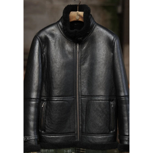 Men’s B3 RAF Aviator Sheepskin Shearling Leather Jacket