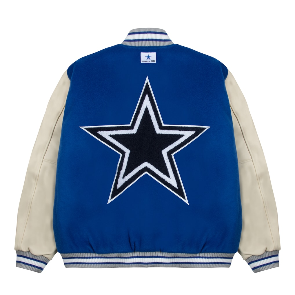 Men's Dallas Cowboys GOLF WANG Letterman Jacket