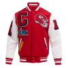 Men’s Kansas City Chiefs Red Varsity Wool Jacket