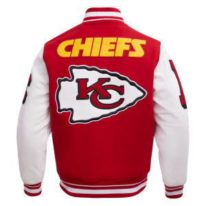 Men’s Kansas City Chiefs Red Varsity Wool Jacket