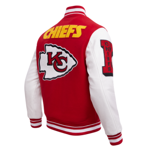 Men’s Kansas City Chiefs Red Varsity Wool Jacket
