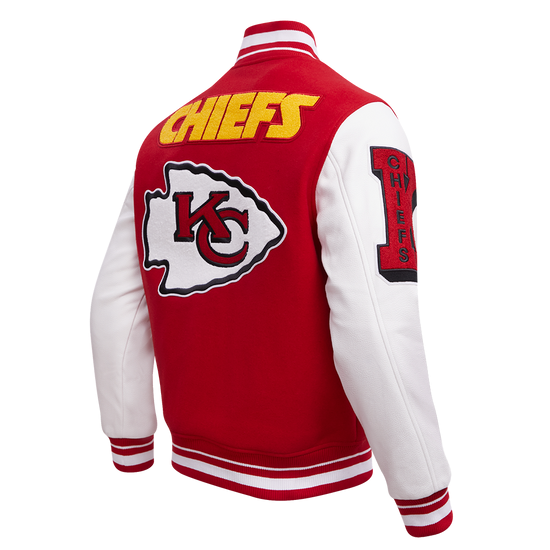 Men’s Kansas City Chiefs Red Varsity Wool Jacket