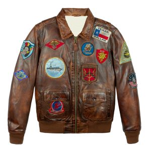 Men's Top Gun Maverick G-1 Leather Flight Jacket