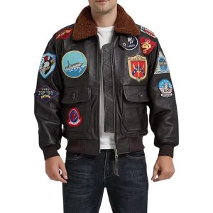 Mens-Top-Gun-Tom-Cruise-G-1-Aviator-Leather-Bomber-Jacket