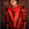 Michael Jackson Thriller MJ Red Leather Jacket