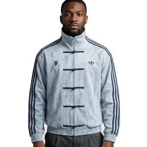 Adidas Chinese New Year Manchester United Sky Blue Jacket