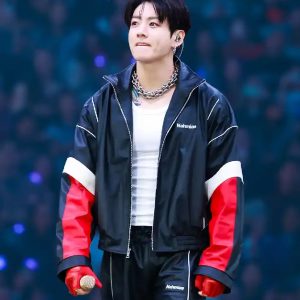 BTS World Tour Stanford Jungkook Nahmias Leather Jacket