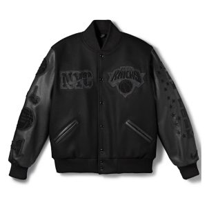 New York Knicks Nike Black 2026 Champions Jacket