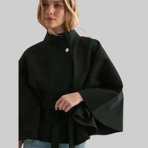 Women Nelly Fancy Poncho Jacket.