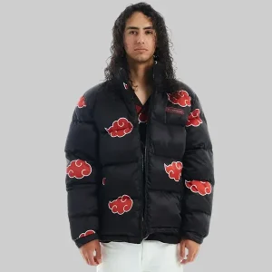 Naruto_Akatsuki_Puffer_Jacket_Black