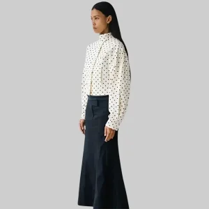 Belle The Label Polka Dot White Jacket