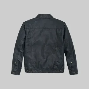 Filson Tin Cloth Short Lined Cruiser Blue Jacket