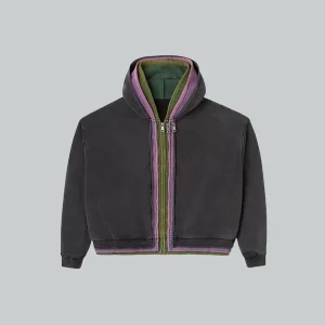 GV Gallery x Raspberry Hills 3 Zip Spliced Hoodie